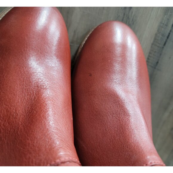 NEW SoftWalk Roselle Dark Red Double Zip Ankle Boot 10WW Booties - Picture 9 of 12